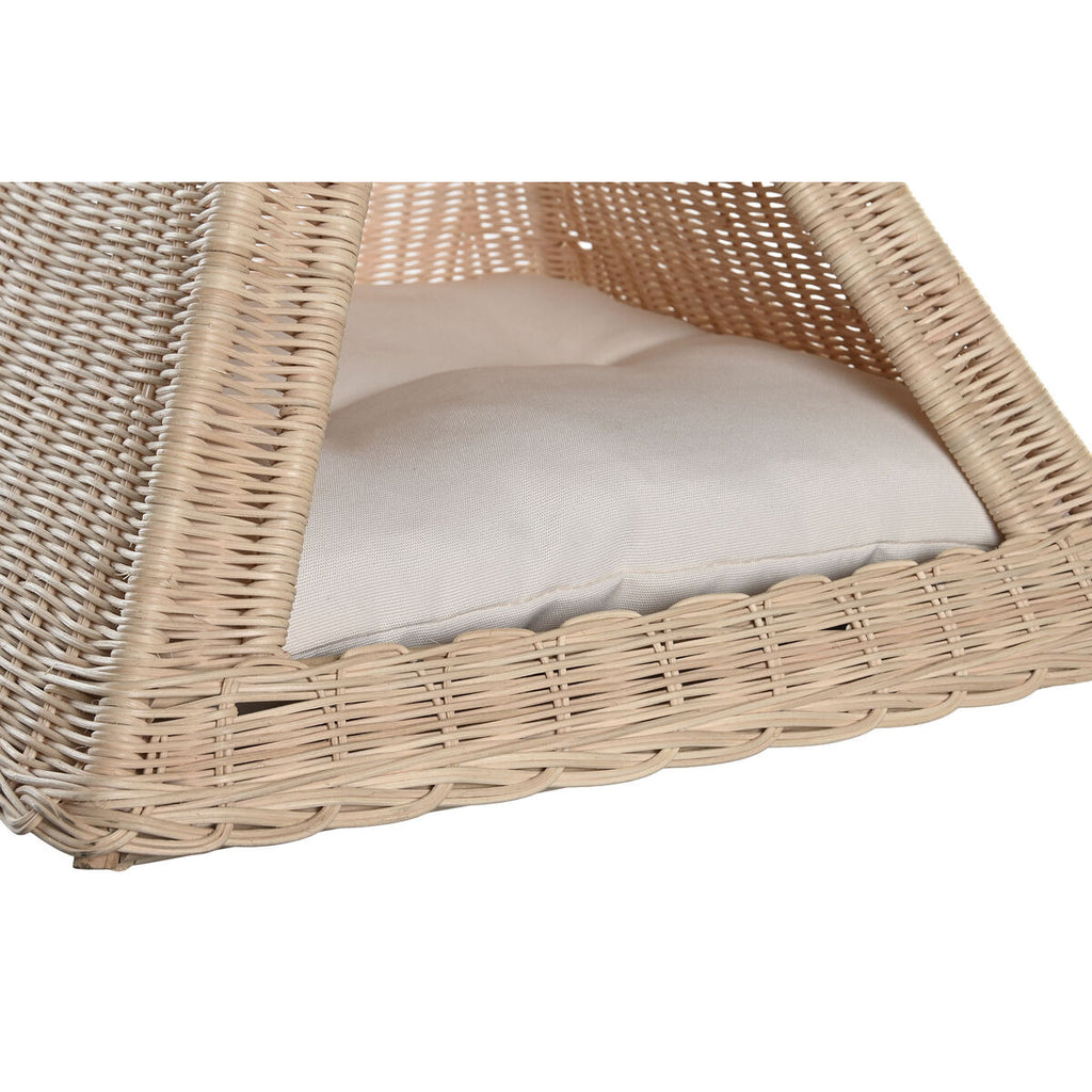 Pet bed DKD Home Decor Natural Rattan 45 x 45 x 45 cm-2