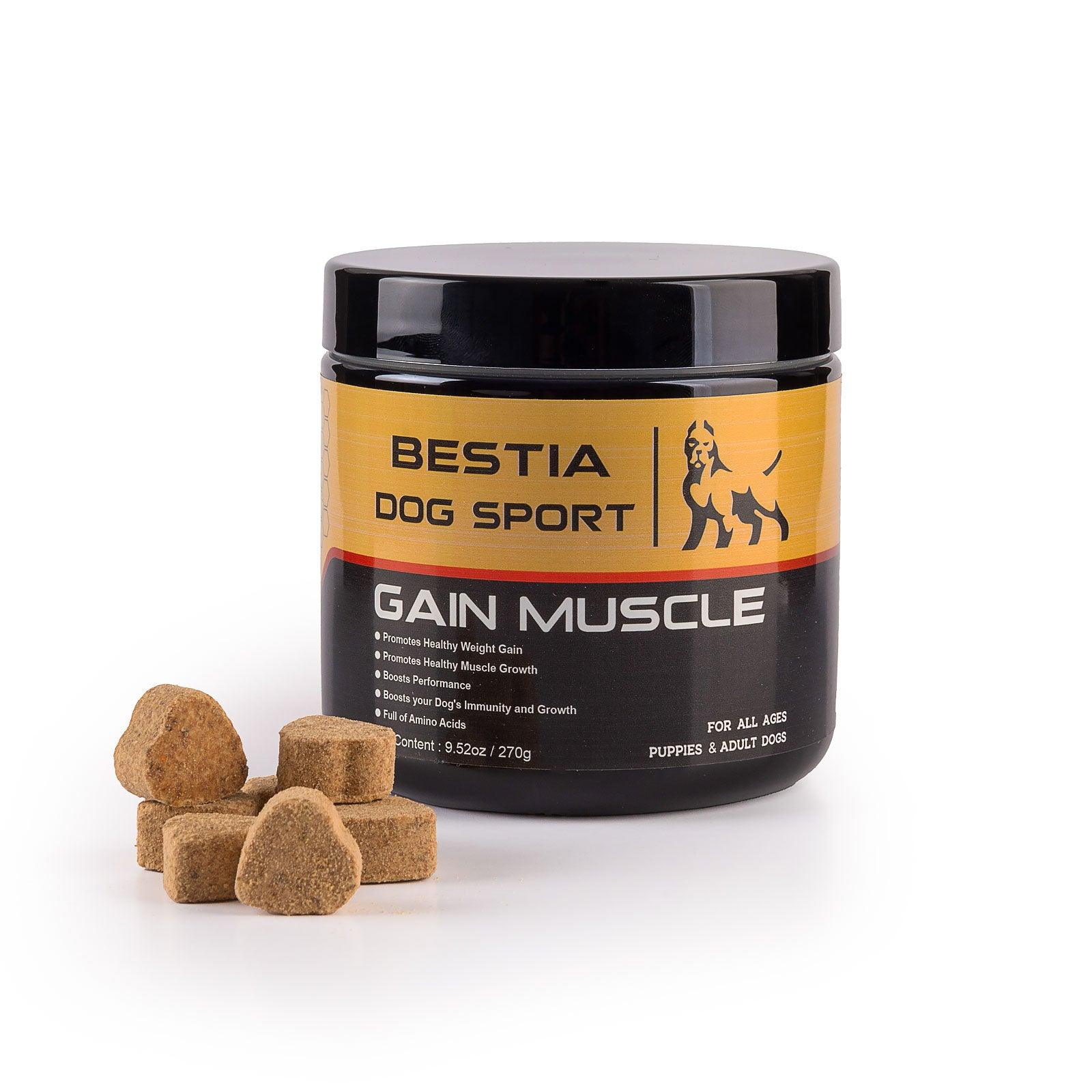 Bestia Gain Muscle Dog Supplement